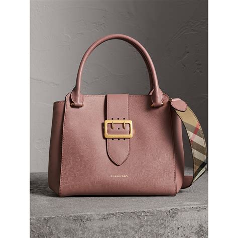 burberry medium buckle tote in pink|burberry haymarket tote medium.